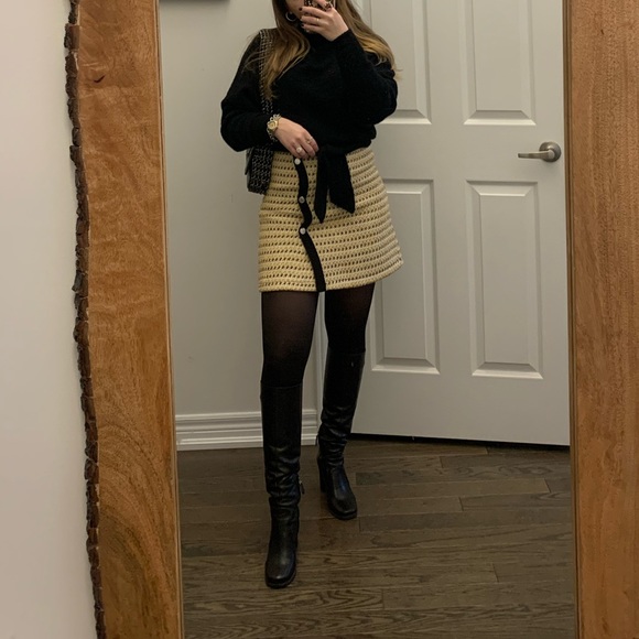 MAJE TWEED SKIRT - Picture 2 of 4